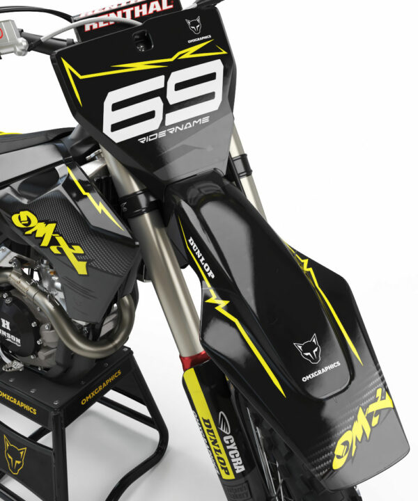 Kit déco motocross Husqvarna - Carbon 2