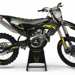 Kit déco motocross Husqvarna - Carbon