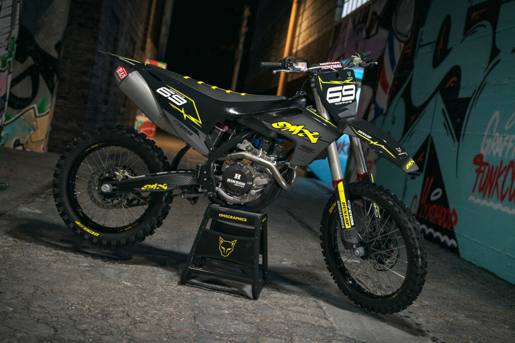 Kit déco motocross Husqvarna - Carbon Promo