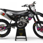 Kit déco motocross Husqvarna - Charge - Noir