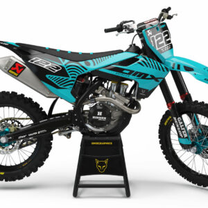 Kit déco motocross Husqvarna - Chimera - Bleu