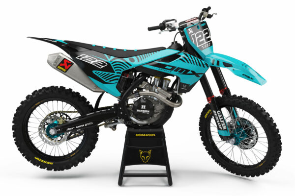 Kit déco motocross Husqvarna - Chimera - Bleu