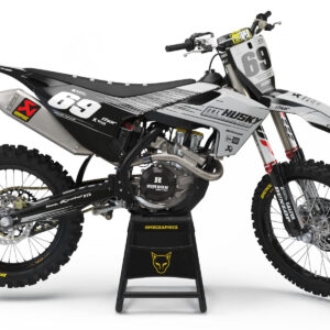 Kit déco motocross Husqvarna - Comet - Gris