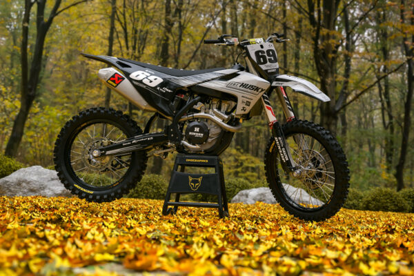 Kit déco motocross Husqvarna - Comet - Gris Promo