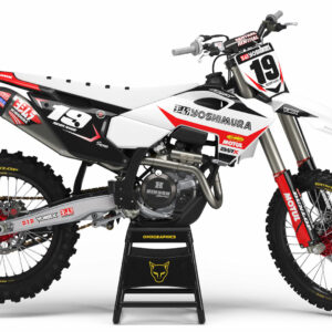 Kit déco motocross Husqvarna - Competition - Blanc