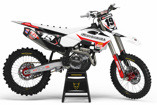 Kit déco motocross Husqvarna - Competition - Blanc
