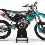 Kit déco motocross Husqvarna - Corsa - Bleu
