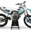 Kit déco motocross Husqvarna - Creed - Teal
