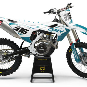 Kit déco motocross Husqvarna - Creed - Teal