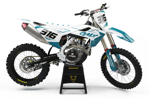Kit déco motocross Husqvarna - Creed - Teal