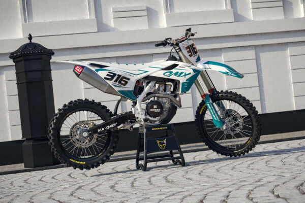 Kit déco motocross Husqvarna - Creed - Teal Promo