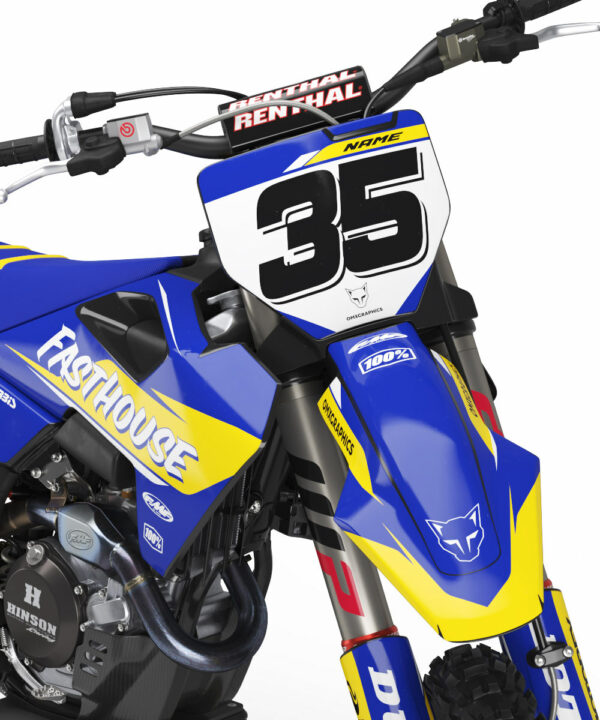 Kit déco motocross Husqvarna - Dagger - Bleu 2