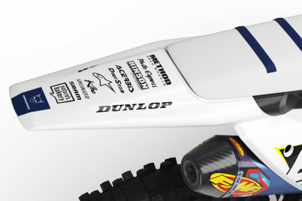 Kit déco motocross Husqvarna - Energy - Bleu 3