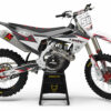 Kit déco motocross Husqvarna - Enigma - Blanc Rouge