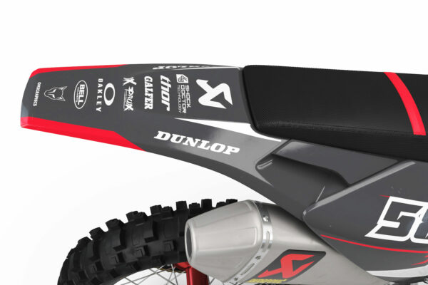 Kit déco motocross Husqvarna - Enigma - Blanc Rouge 3