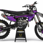 Kit déco motocross Husqvarna - Frost - Violet