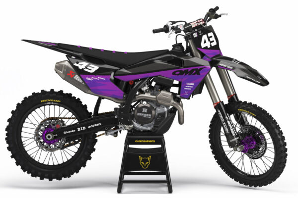 Kit déco motocross Husqvarna - Frost - Violet