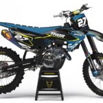 Kit déco motocross Husqvarna - Fury Bleu