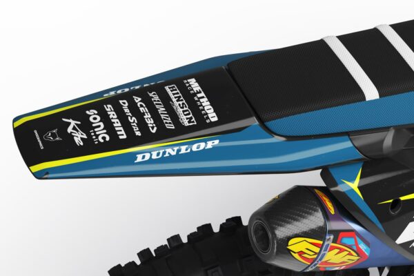 Kit déco motocross Husqvarna - Fury Bleu 3