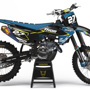 Kit déco motocross Husqvarna - Fury Bleu