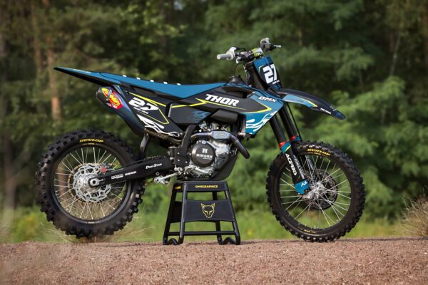 Kit déco motocross Husqvarna - Fury Bleu Promo