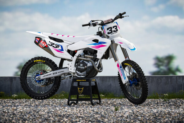 Kit déco motocross Husqvarna - Glitch Promo