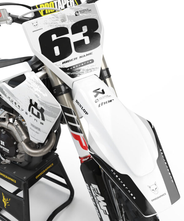 Kit déco motocross Husqvarna - Hangout - Gris 2