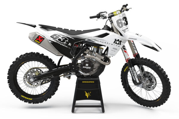 Kit déco motocross Husqvarna - Hangout - Gris