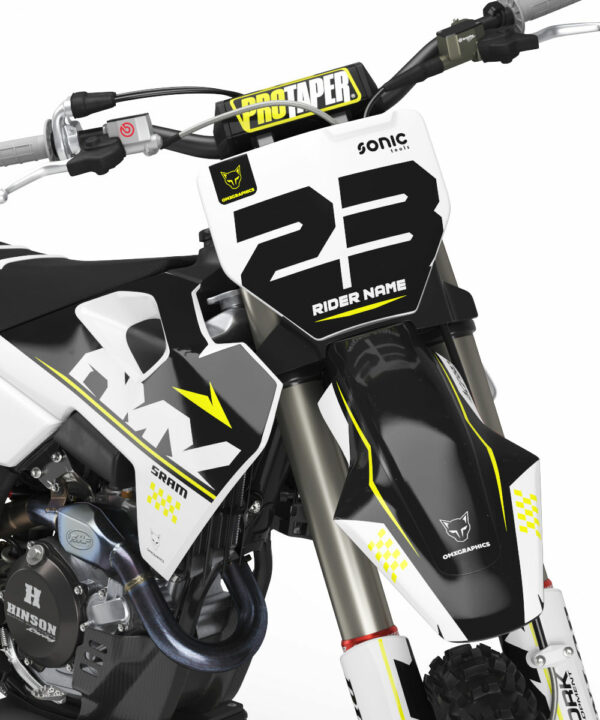 Kit déco motocross Husqvarna - Holeshot - Blanc 2
