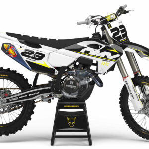 Kit déco motocross Husqvarna - Holeshot - Blanc