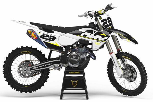 Kit déco motocross Husqvarna - Holeshot - Blanc