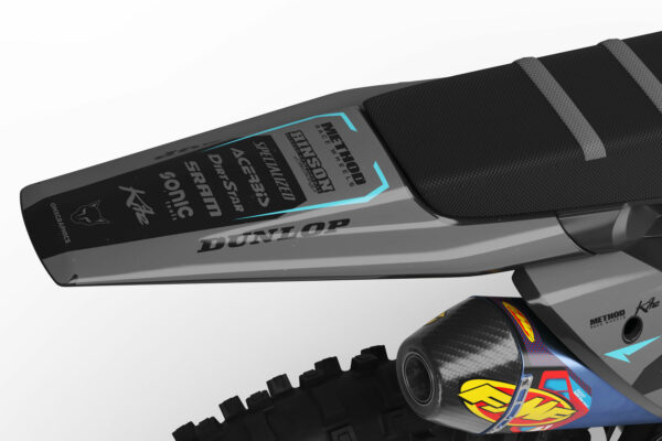 Kit déco motocross Husqvarna - Holeshot - Gris 3