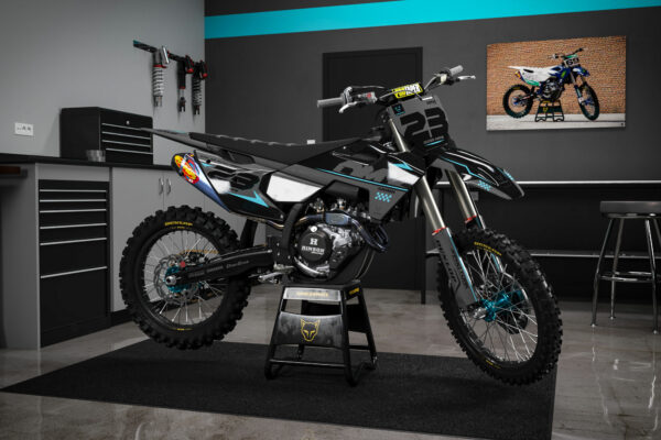 Kit déco motocross Husqvarna - Holeshot - Gris Promo