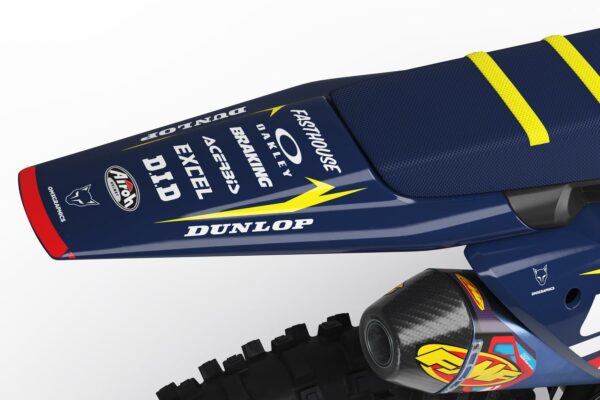 Kit déco motocross Husqvarna - Instinct - Bleu 3