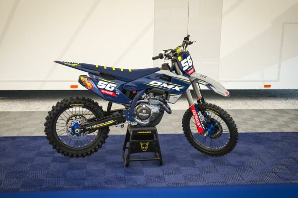 Kit déco motocross Husqvarna - Instinct - Bleu Promo