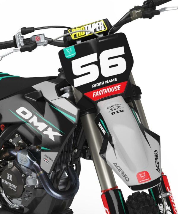 Kit déco motocross Husqvarna - Instinct - Gris 2