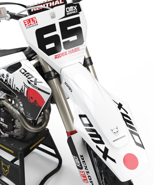 Kit déco motocross Husqvarna - Japan - Blanc 2