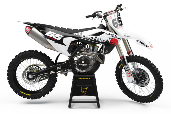 Kit déco motocross Husqvarna - Japan - Blanc