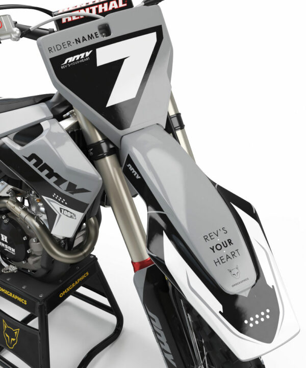 Kit déco motocross Husqvarna - Katana - Gris 2