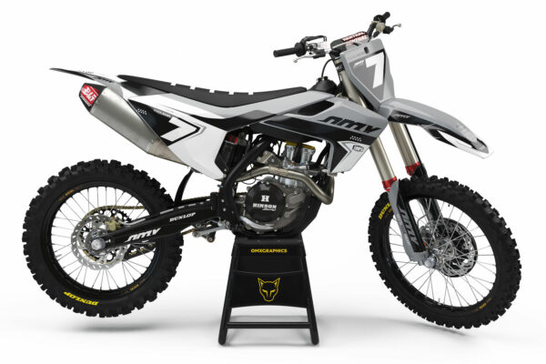 Kit déco motocross Husqvarna - Katana - Gris