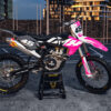 Kit déco motocross Husqvarna - Local - Rose Promo