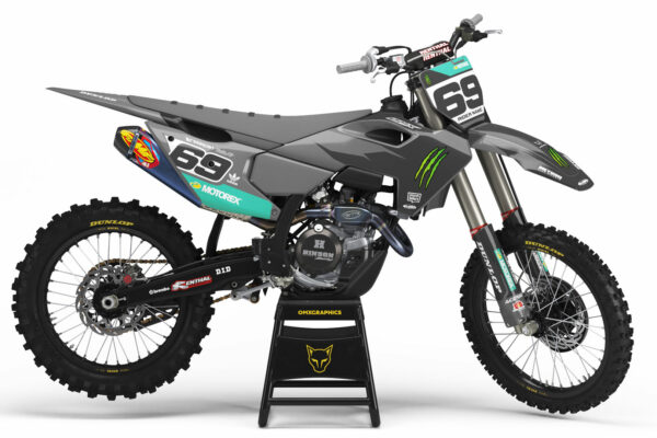 Kit déco motocross Husqvarna - Monster - Gris