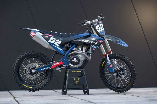 Kit déco motocross Husqvarna - Ominous - Bleu Promo