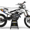 Kit déco motocross Husqvarna - Phantom - Blanc
