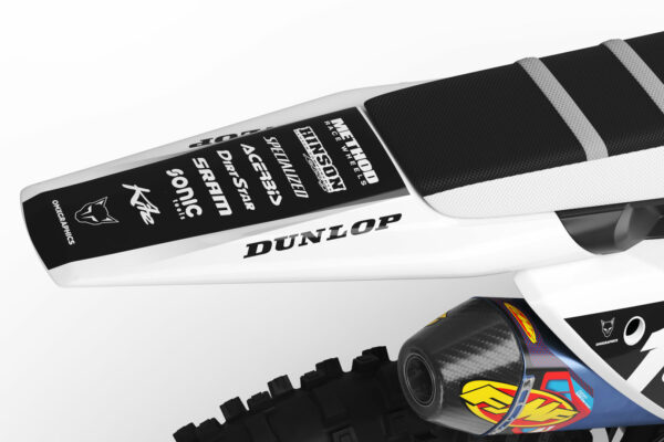 Kit déco motocross Husqvarna - Phantom - Blanc 3