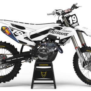 Kit déco motocross Husqvarna - Phantom - Blanc