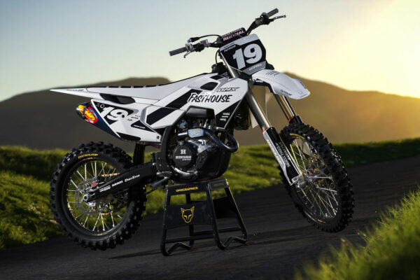 Kit déco motocross Husqvarna - Phantom - Blanc Promo