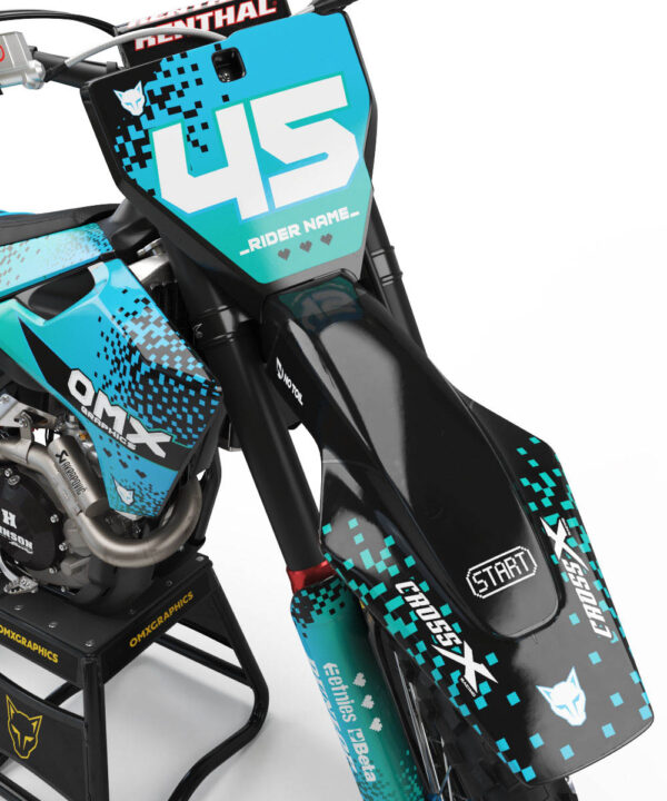 Kit déco motocross Husqvarna - Pixel 2