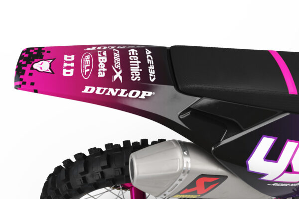 Kit déco motocross Husqvarna - Pixel - Rose 3