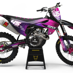 Kit déco motocross Husqvarna - Pixel - Rose